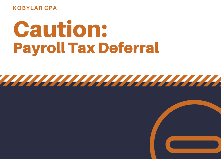 Graphic Payroll Tax Defferal